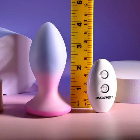 Evolved - Paradise Remote Control Vibrating Anal Plug (Purple) EV1192 CherryAffairs
