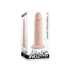 Evolved -  Vibrating Realistic Dong 6" CherryAffairs