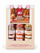 Chất bôi trơn gốc nước có hương vị System JO - Tri-Me Bake Shoppe, bộ 3 chai 3 × 30 ml