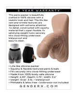 Gender X - 4-Inch Silicone Gender-Affirming Packer CherryAffairs