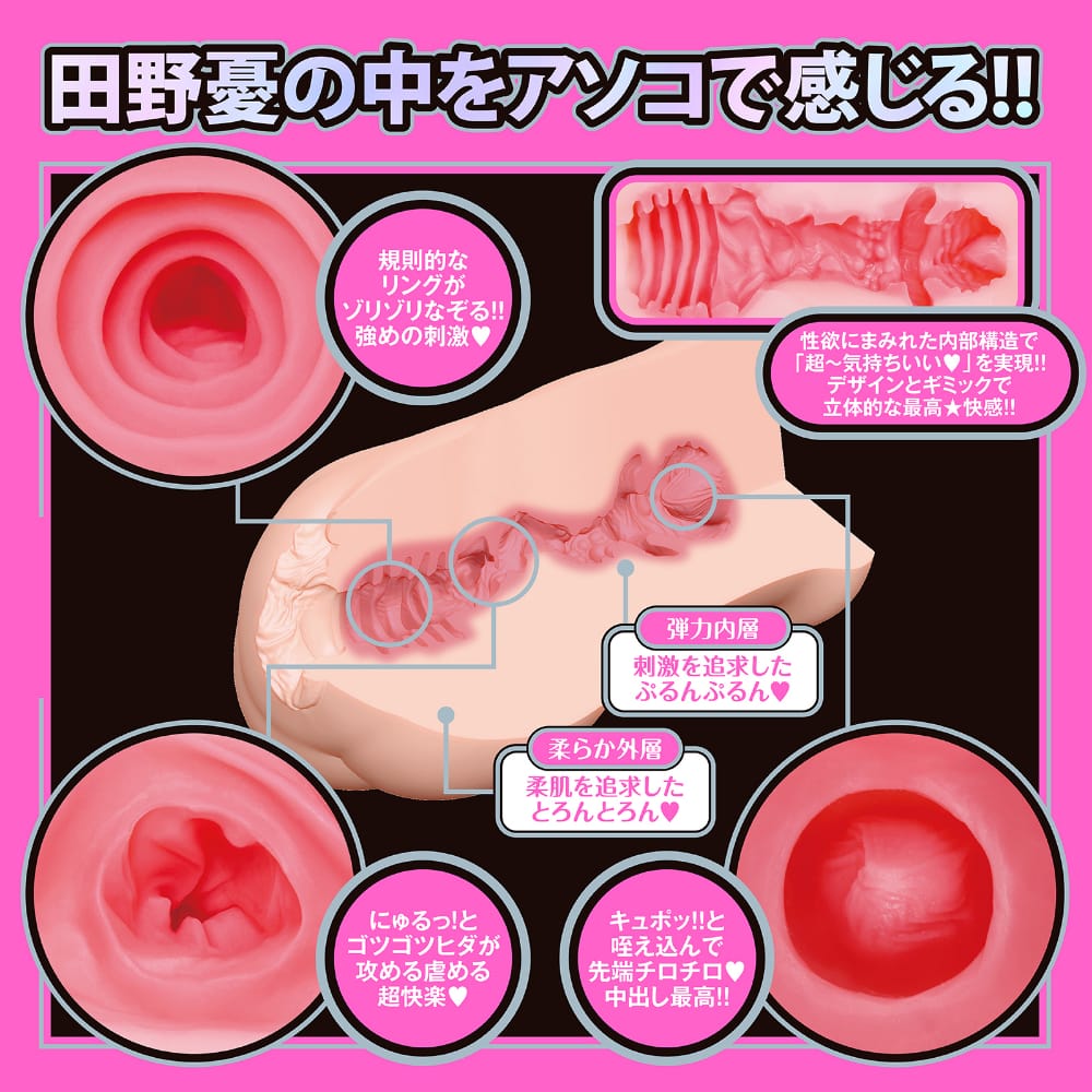 Hatopla - Japanese Real Hole Love Yu Tano Onahole Masturbator (Beige) HAT1005 CherryAffairs