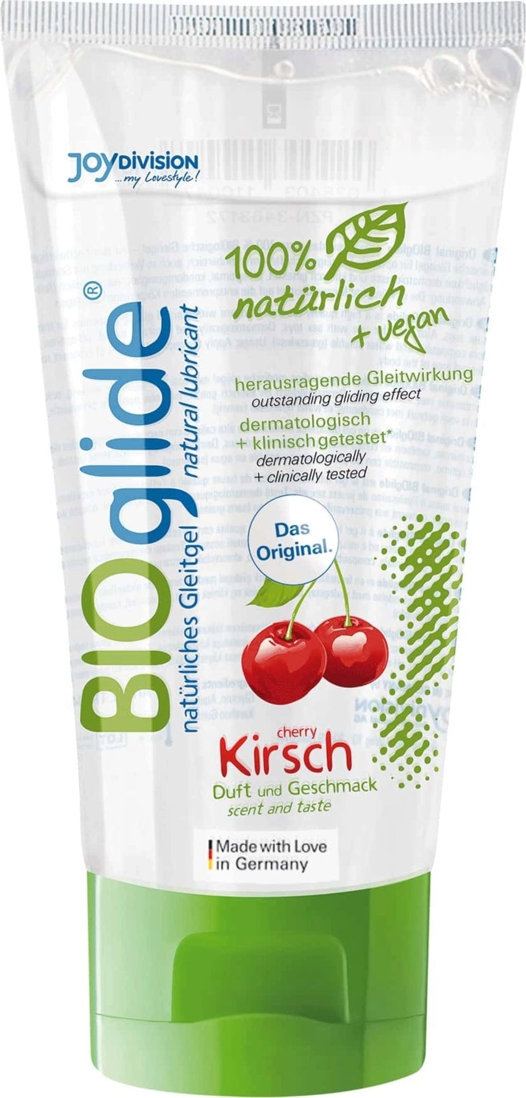 Joy Division - Bioglide Flavoured Cherry Water Based Natural Vegan Lubricant JD1040 CherryAffairs