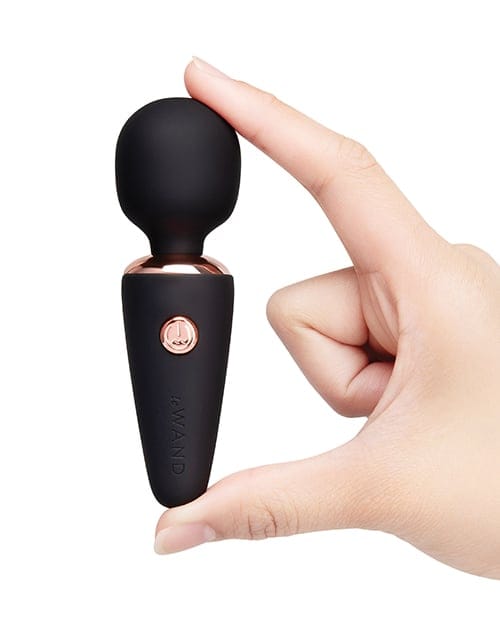 Le Wand - Mini Micro Rechargeable Wand Massager (Black) LW1013 CherryAffairs