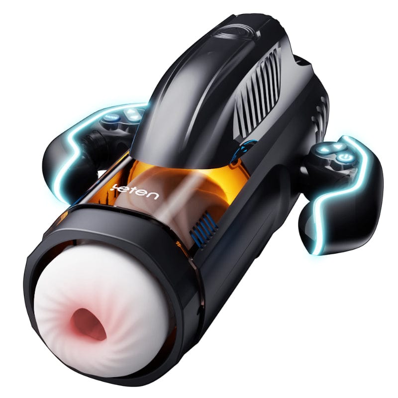 Leten - Bermuda Storm Automatic Thursting Sucking Heating Masturbator (Black) LET1035 CherryAffairs