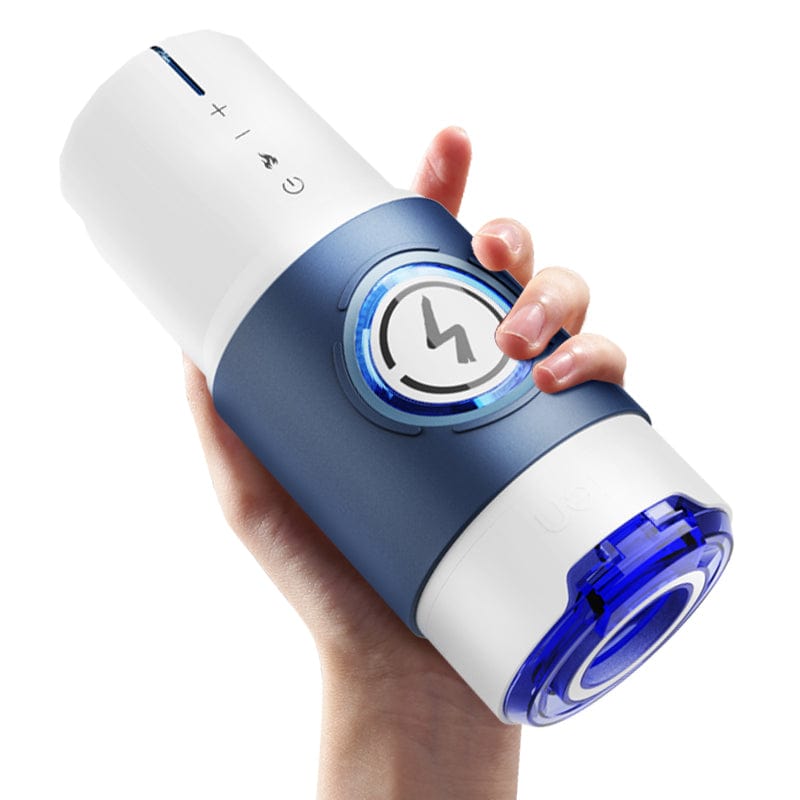 Leten - ThermoPod Max Heating Thursting Masturbator (White) LET1038 CherryAffairs
