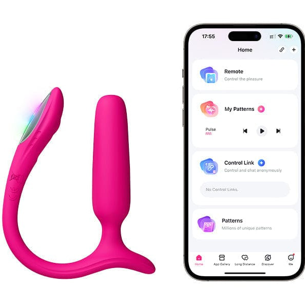 Lovense - Cắm hậu môn rung Lush cho người mới bắt đầu (Hồng)