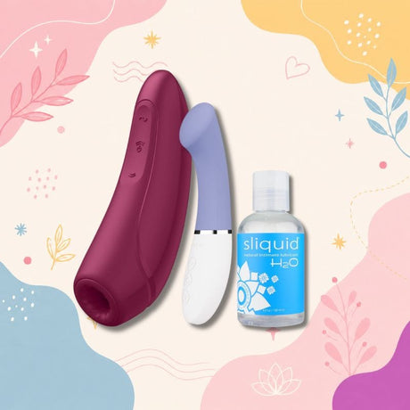 Mastur-Better: Her Dual Stimulation Kit (LELO/Satisfyer/Sliquid) CherryAffairs