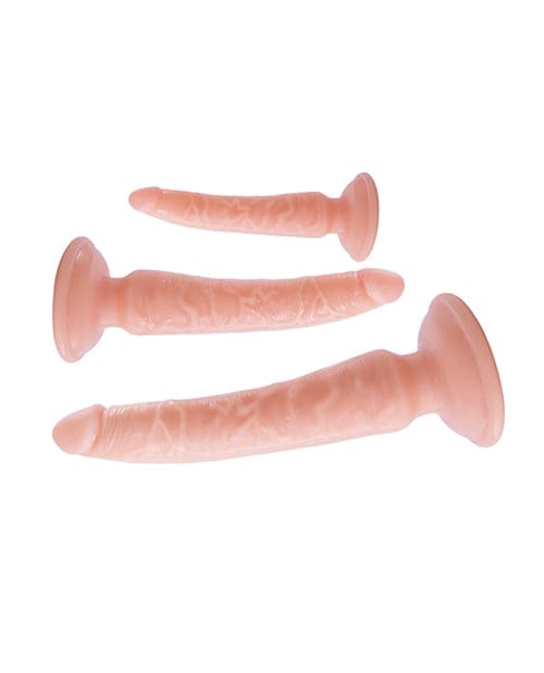 Nasstoys - Trio Deluxe Suction Dildo Training Set (Beige) NST1028 CherryAffairs