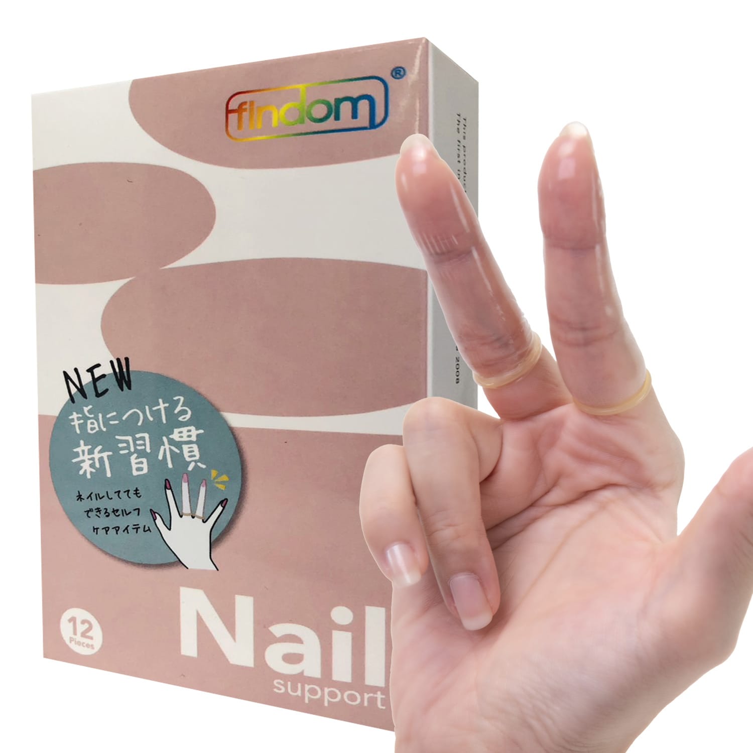 NPG - Findom Finger Gloves Nail Support Type 12pcs NPG1335 CherryAffairs