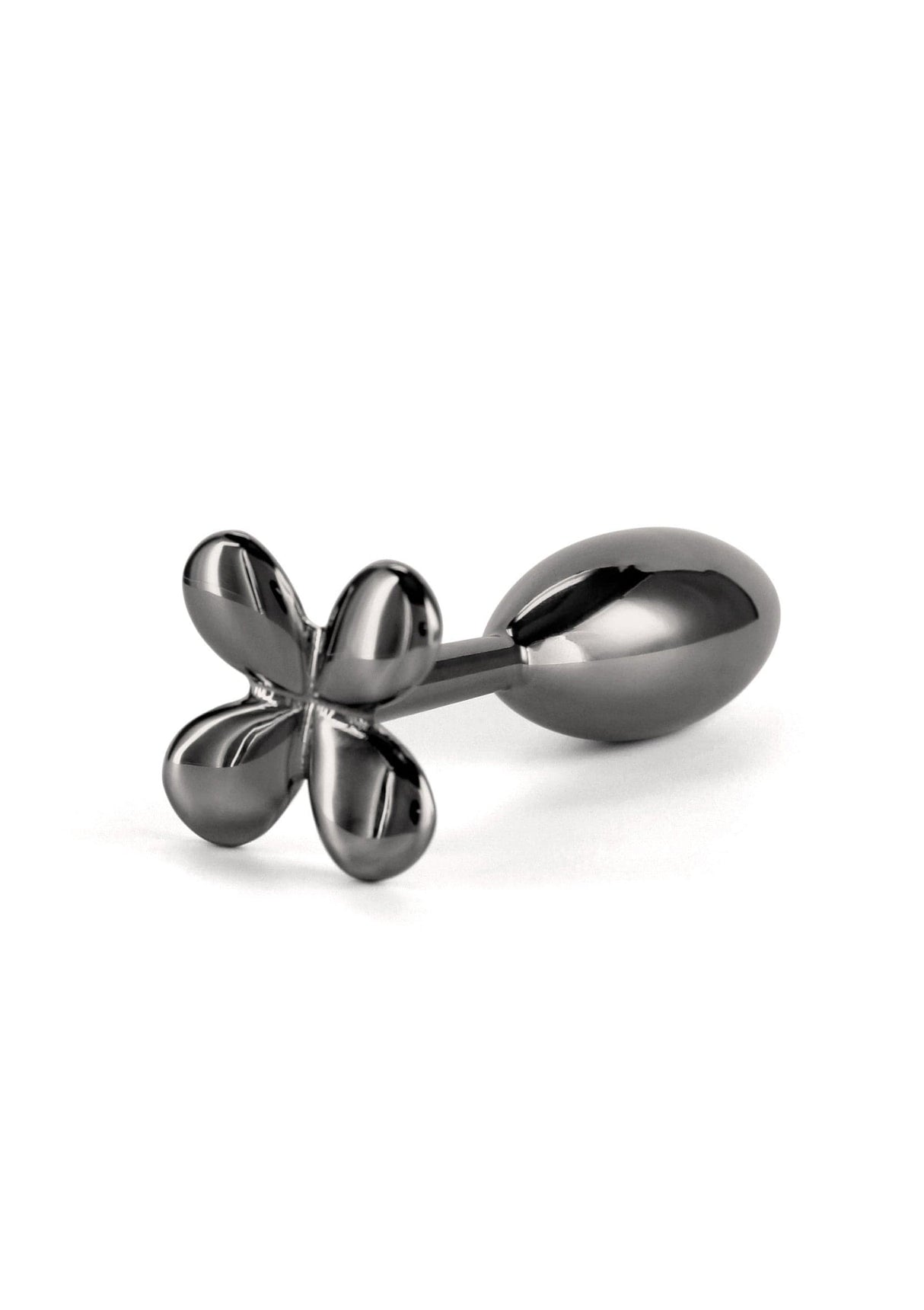 NS Novelties - Rear Assets Clover Aluminium Anal Plug (Gunmetal) NS1174 CherryAffairs