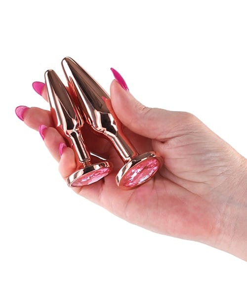 NS Novelties - Rear Assets Tapered Metal Anal Plug Training Set CherryAffairs