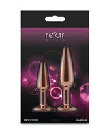 NS Novelties - Rear Assets Tapered Metal Anal Plug Training Set CherryAffairs