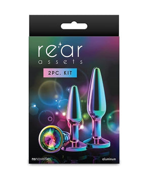 NS Novelties - Rear Assets Tapered Metal Anal Plug Training Set CherryAffairs