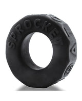 Oxballs - Sprocket Comfort No-Roll Cock Ring (Black) OX1071 CherryAffairs