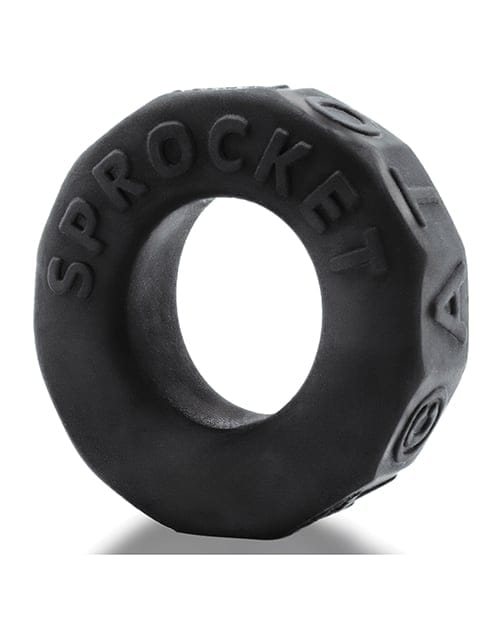 Oxballs - Vòng đeo dương vật Sprocket Comfort chống cuộn (Đen)