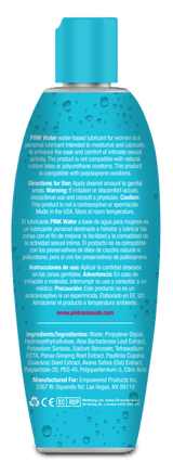 Pink - Water Based Lubricant for Women - CherryAffairs.sg