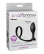 Pipedream - Anal Fantasy Ass-Gasm Beginners Silicone Cock Ring & Anal Plug (Black) PD2051 CherryAffairs
