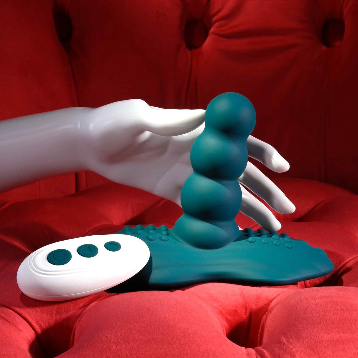 Playboy - Have A Seat Remote-Controlled Ride-On Vibrator (Green) PLB1032 CherryAffairs
