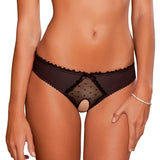Rene Rofe - Crotchless Frills Panty with Back Bows CherryAffairs