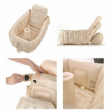 Richell - Inflatable Foldable Soft Baby Bath Tub Step Up CherryAffairs
