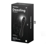 Satisfyer - Dazzling Crystal 1 Glass Dildo CherryAffairs