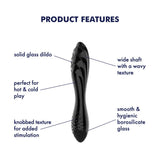 Satisfyer - Dazzling Crystal 1 Glass Dildo CherryAffairs