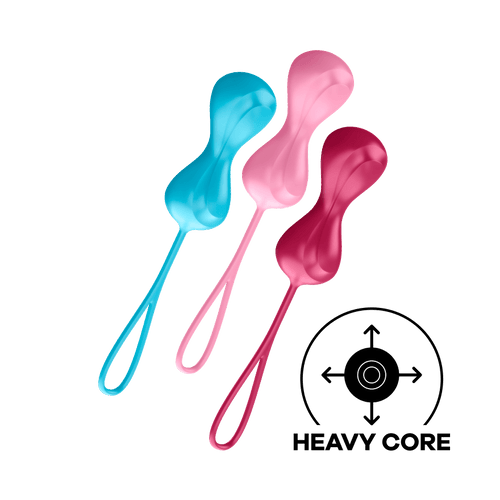 Satisfyer - Bộ tập Kegel Power Balls 3 chiếc (Nhiều màu)