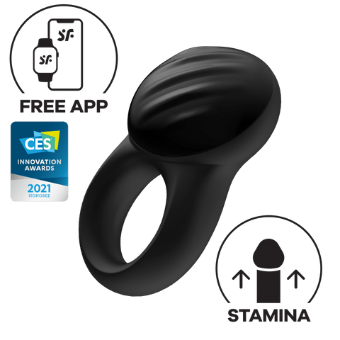 Satisfyer - Signet Ring App-Controlled Bluetooth Cock Ring (Black)