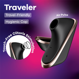 Satisfyer - Pro Traveler - Máy kích thích âm vật bằng khí (Đen)