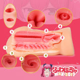 Seiraku Toys - Well Rounded Girl Max Soft Onahole Stroker Masturbator (Beige) SRT1007 CherryAffairs
