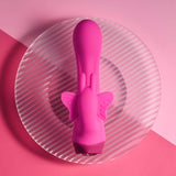 SELOPA - Butterfly Love Rechargeable Rabbit Vibrator (Pink) EV1207 CherryAffairs
