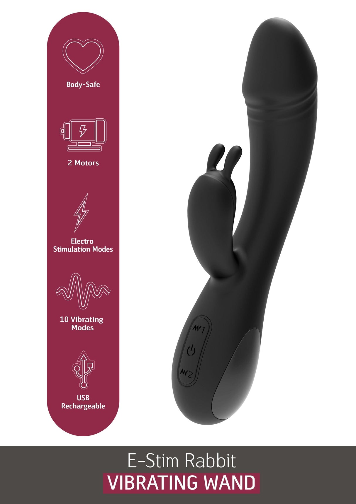 She.E.O - E-Stim Rabbit Vibrator SEO1002 CherryAffairs