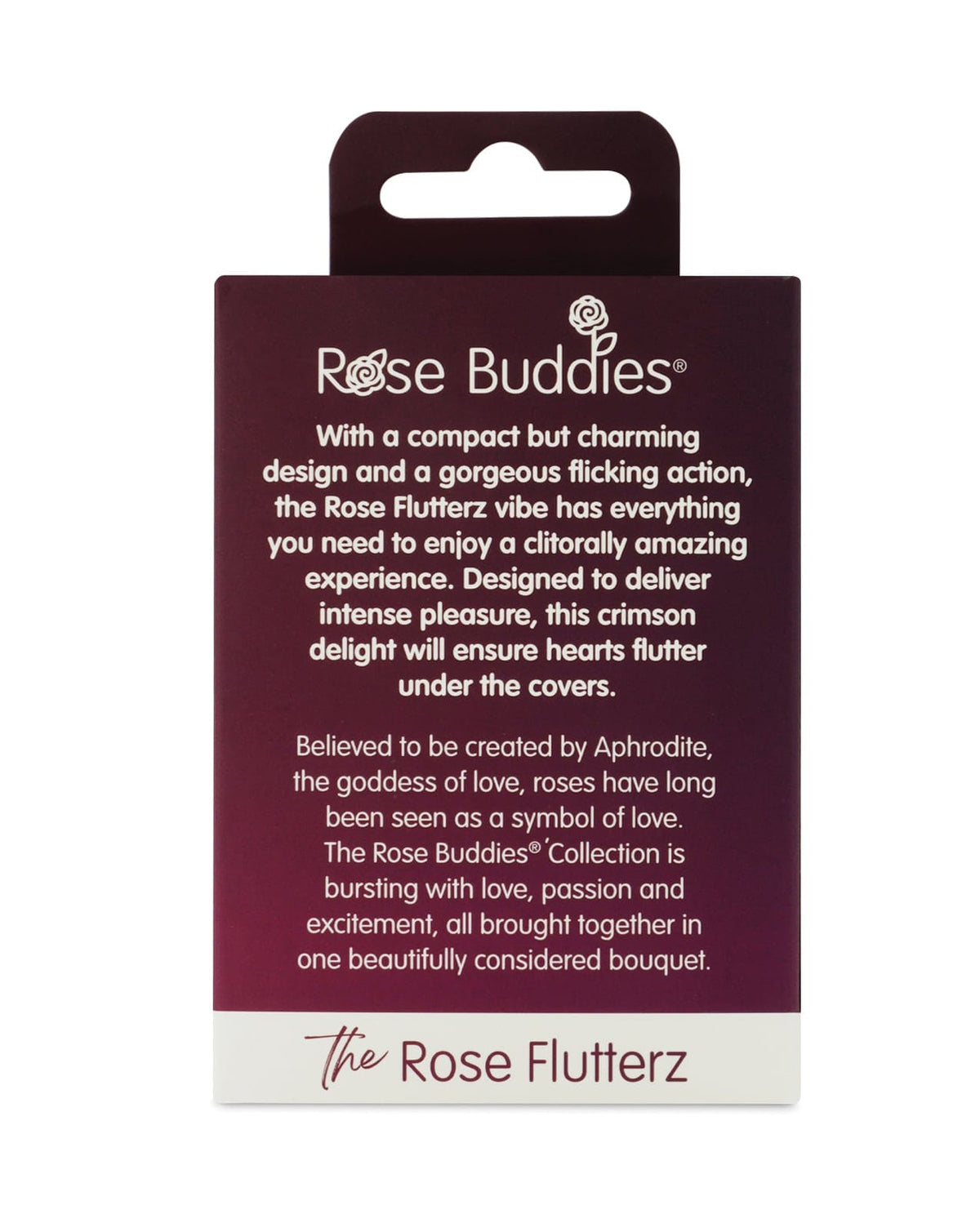 Skins - Rose Buddies Rose Flutterz Clitoral Vibrator (Red) SKN1004 CherryAffairs
