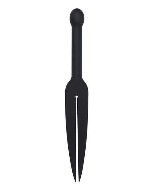Sportsheets - Edge Silicone Tawse Double Tail Impact Paddle (Black) SS1083 CherryAffairs