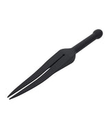 Sportsheets - Edge Silicone Tawse Double Tail Impact Paddle (Black) SS1083 CherryAffairs