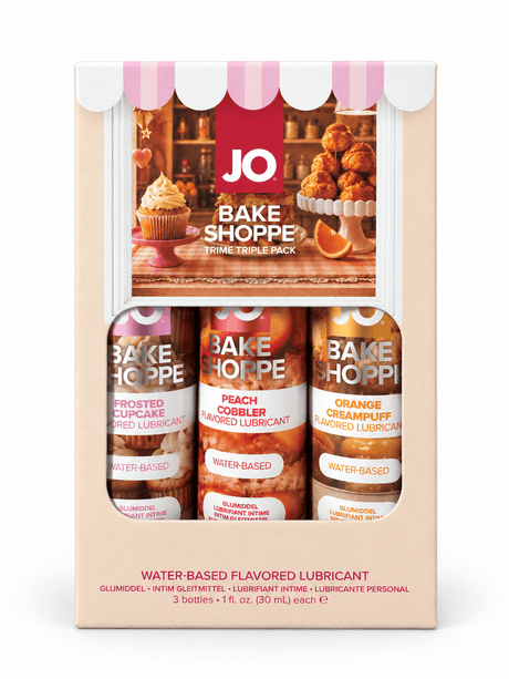 System JO - Tri-Me Bake Shoppe Flavoured Water-Based Lubricant Triple Pack 3 × 30 ml SJ1251 CherryAffairs