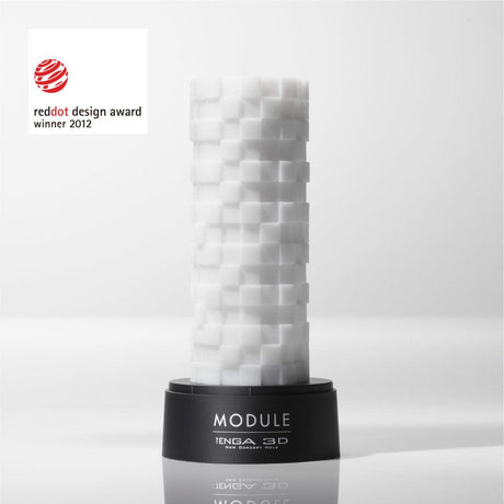 Tenga - 3D Series Stroker Masturbator (White) - CherryAffairs.sg