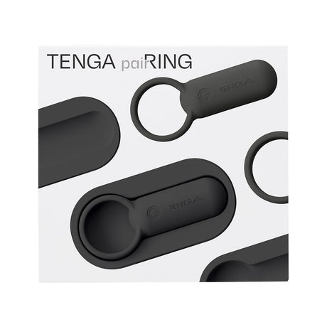 Tenga - Pairing Vibrating Silicone Cock Ring CherryAffairs