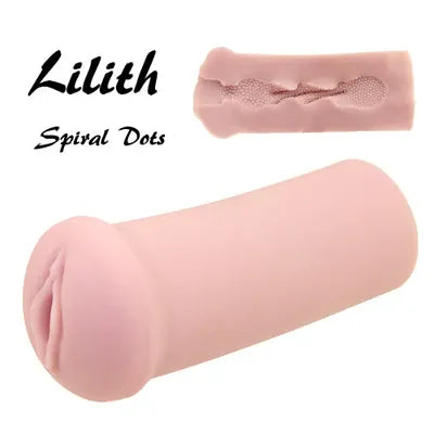 Tomax - Lilith Spiral Dots Textured Male Masturbator Onahole (Beige) CherryAffairs