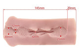 Tomax - Lilith Spiral Dots Textured Male Masturbator Onahole (Beige) CherryAffairs