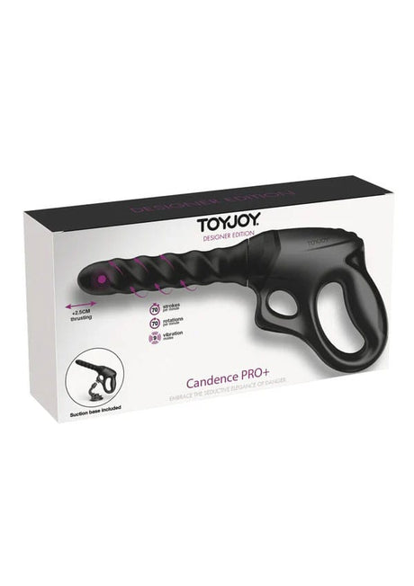ToyJoy - Cadence Pro+ Rotating Gun Vibrator (Black) TJ1079 CherryAffairs