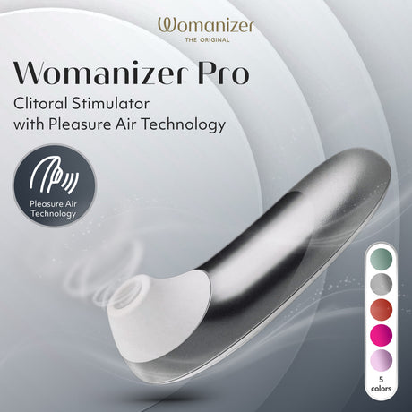 Womanizer - Womanizer Pro Clitoral Air Stimulator Massager CherryAffairs