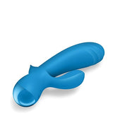XR Brands - Bang! BG Thick Silicone Rabbit Vibrator (Blue) XR1102 CherryAffairs
