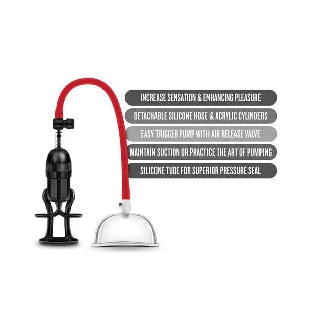 Blush Novelties - Temptasia Intense Pussy Pump System (Clear)    Nipple Pumps (Vibration) Non Rechargeable