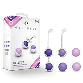 Blush Novelties - Wellness Progressive Kegel Training Kit (Purple) BN1140 CherryAffairs