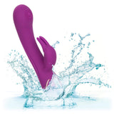 California Exotics - Jack Rabbit Signature Silicone Thumping Rabbit Vibrator (Purple) CE1781 CherryAffairs