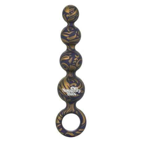 California Exotics - Naughty Bits Butt Balls Silicone Booty Beads (Black) CE1834 CherryAffairs