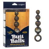 California Exotics - Naughty Bits Butt Balls Silicone Booty Beads (Black) CE1834 CherryAffairs