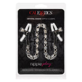 California Exotics - Nipple Play Crystal Chain Nipple Clamps CherryAffairs