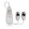California Exotics - Pocket Exotics Wired Remote Vibrating Double Gold Bullets CE1380 CherryAffairs
